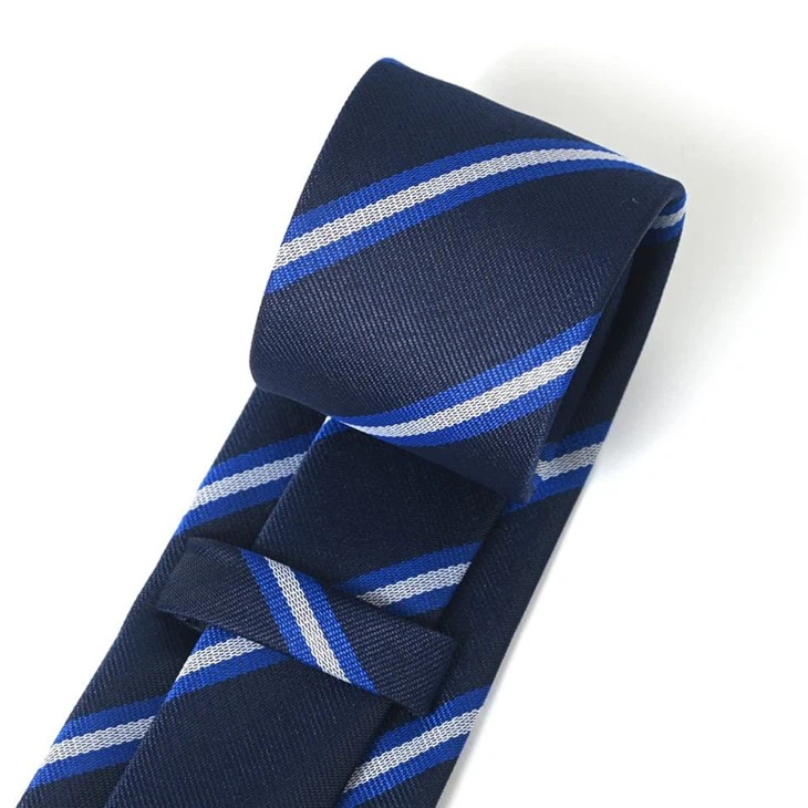 YiLi Bulk Customizable Navy Blue Recycled Necktie